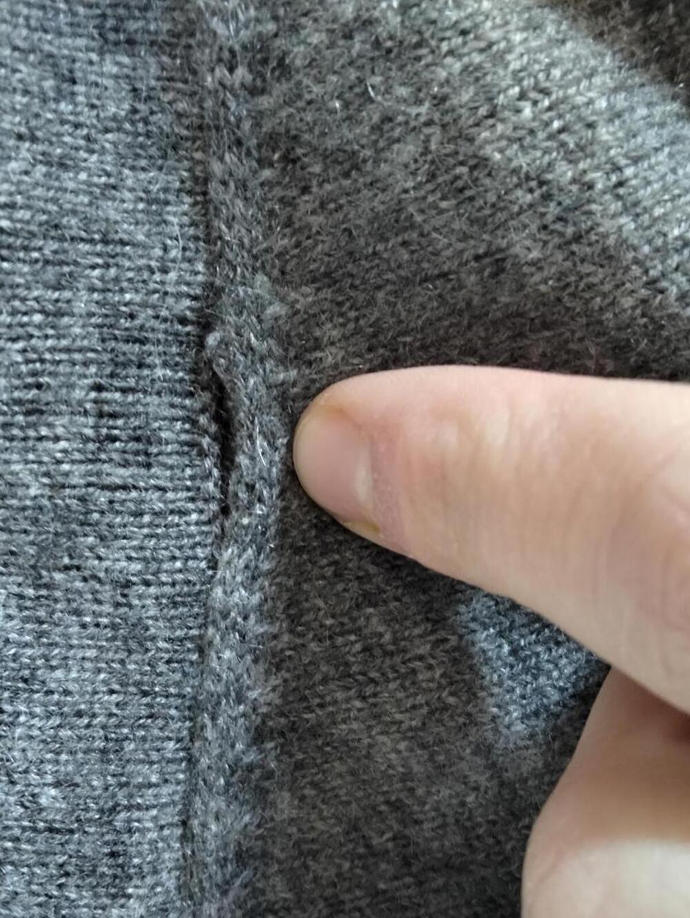 J. Hilburn Cashmere Gray Sweater Mens Size XXL 100% 1/4 Zip Pullover Soft Knit - Picture 6 of 9